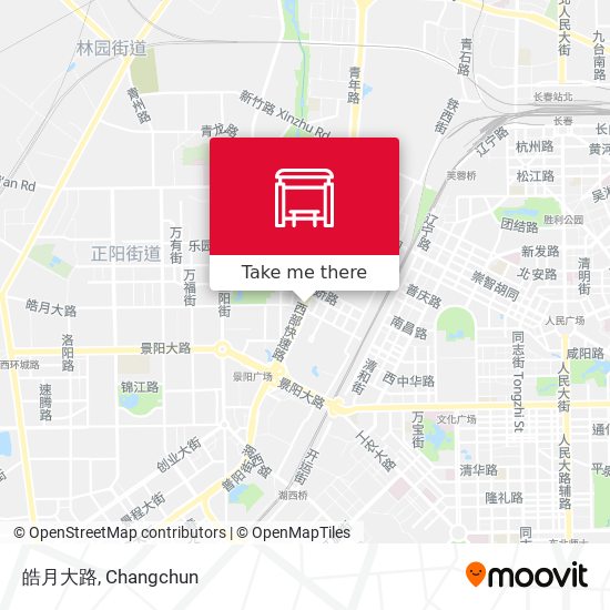 皓月大路 map