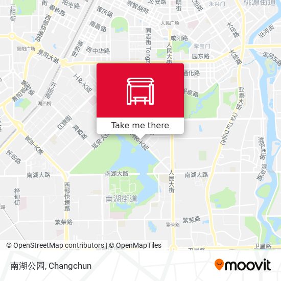 南湖公园 map