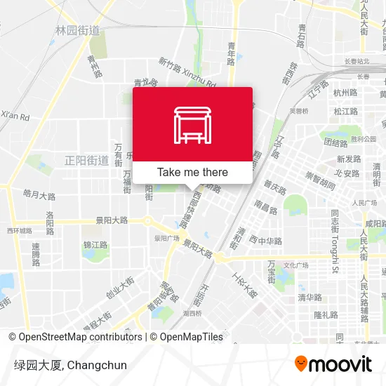 绿园大厦 map