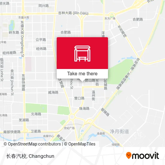 长春汽校 map