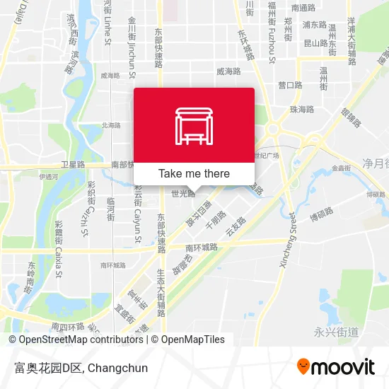 富奥花园D区 map