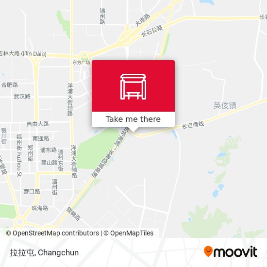 拉拉屯 map