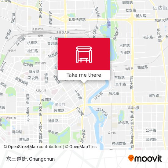东三道街 map