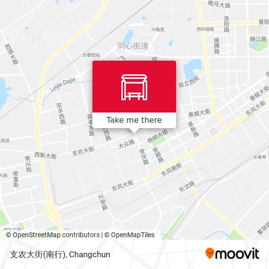 支农大街(南行) map