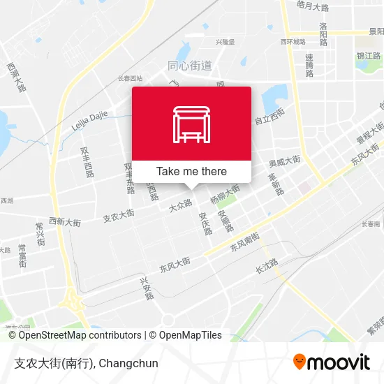 支农大街(南行) map