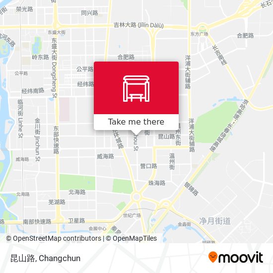 昆山路 map