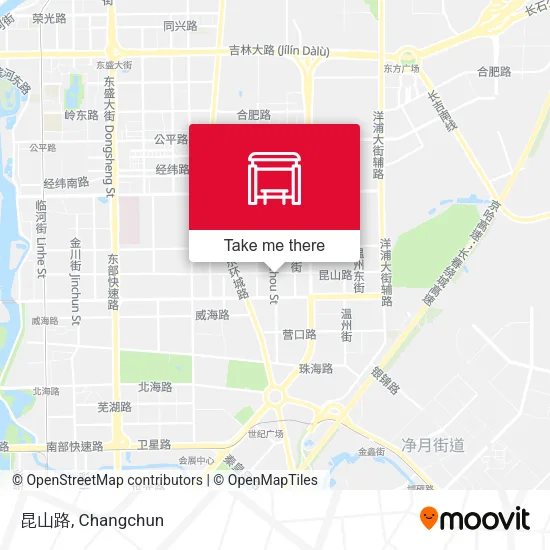 昆山路 map