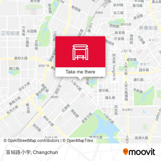 富锦路小学 map