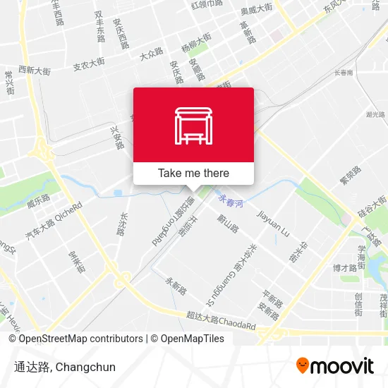 通达路 map