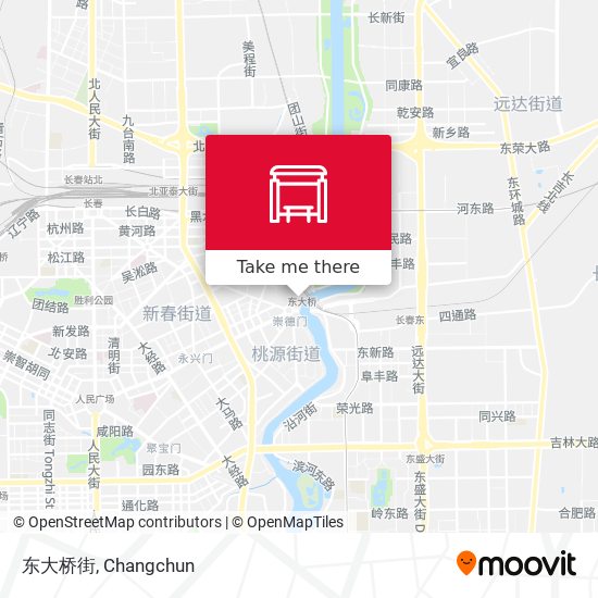 东大桥街 map