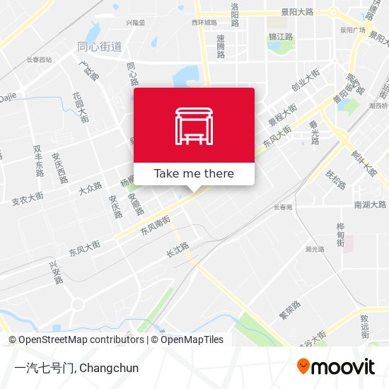 一汽七号门 map