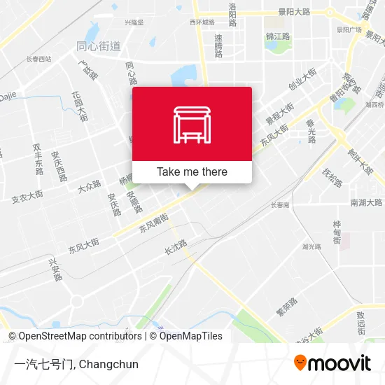 一汽七号门 map