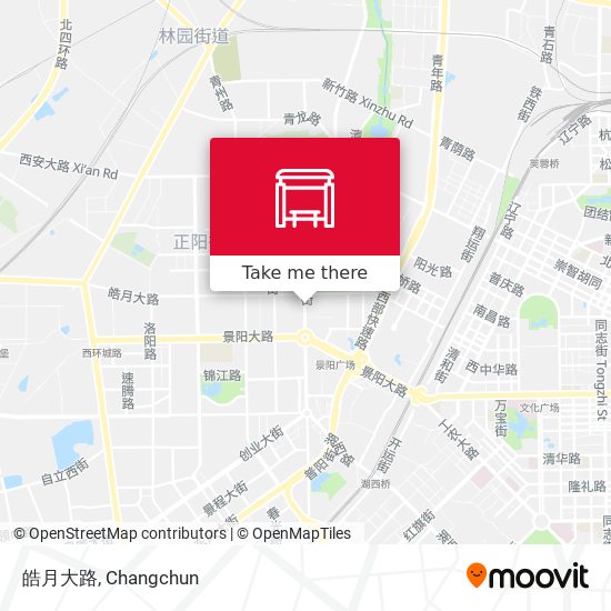 皓月大路 map