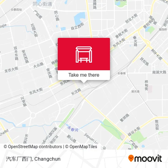汽车厂西门 map