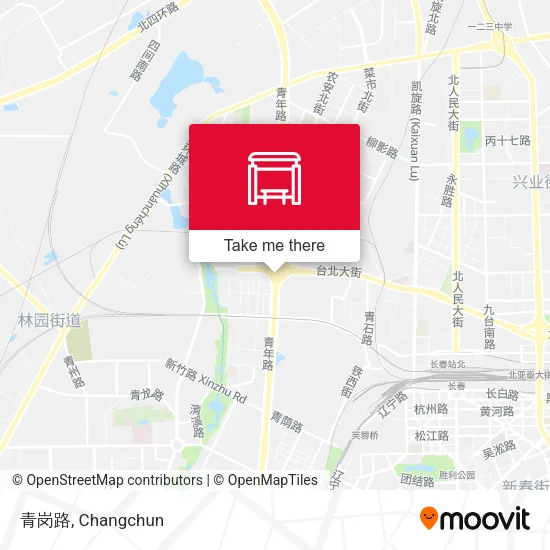 青岗路 map