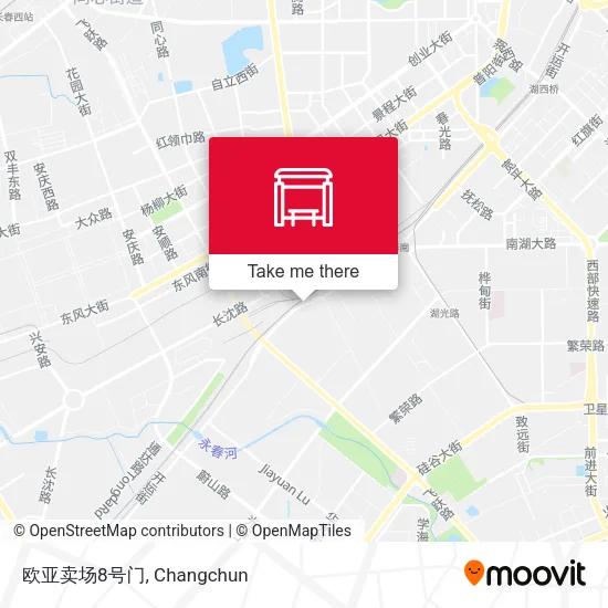 欧亚卖场8号门 map