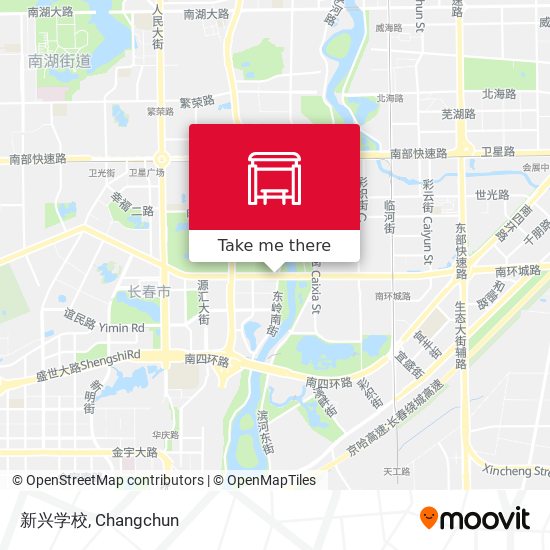 新兴学校 map