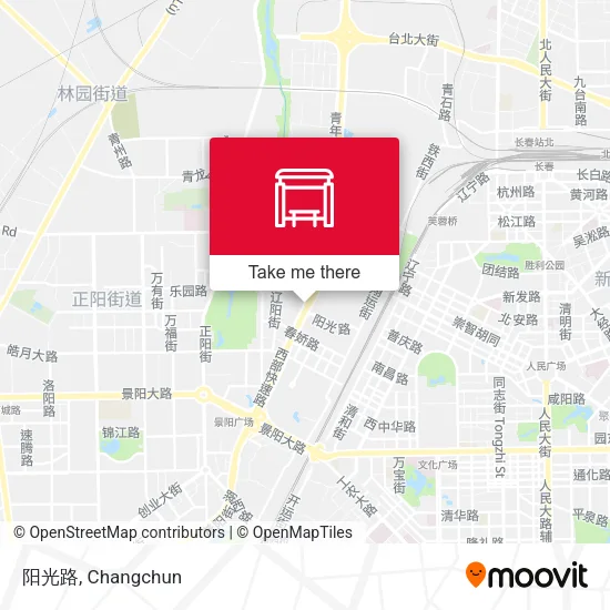阳光路 map