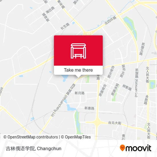 吉林俄语学院 map