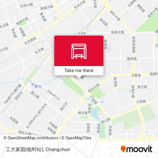 工大家园(临时站) map