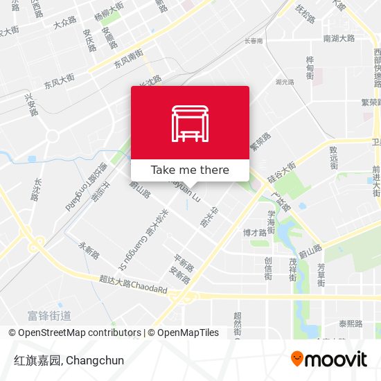 红旗嘉园 map