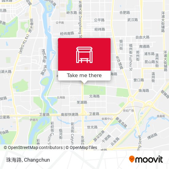 珠海路 map