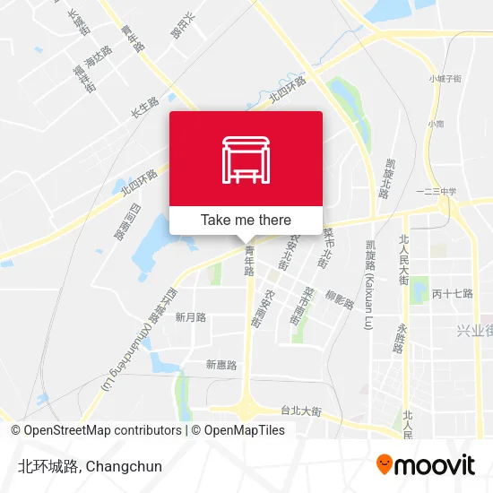 北环城路 map
