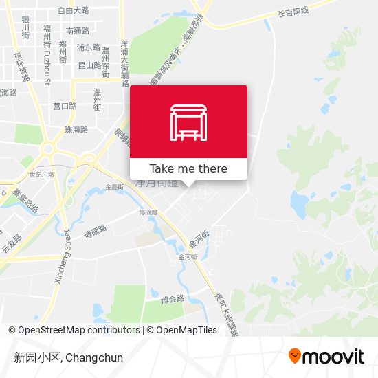 新园小区 map