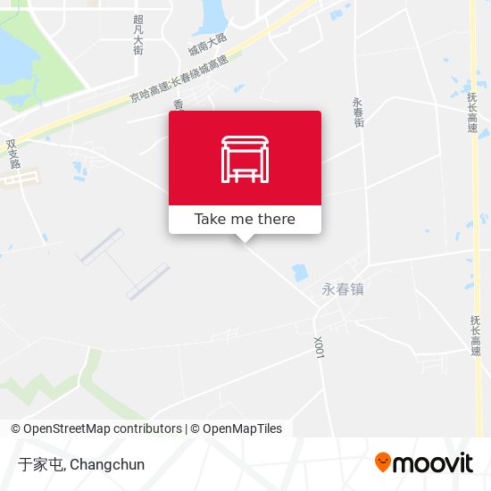 于家屯 map