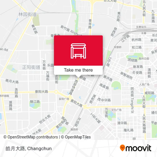 皓月大路 map