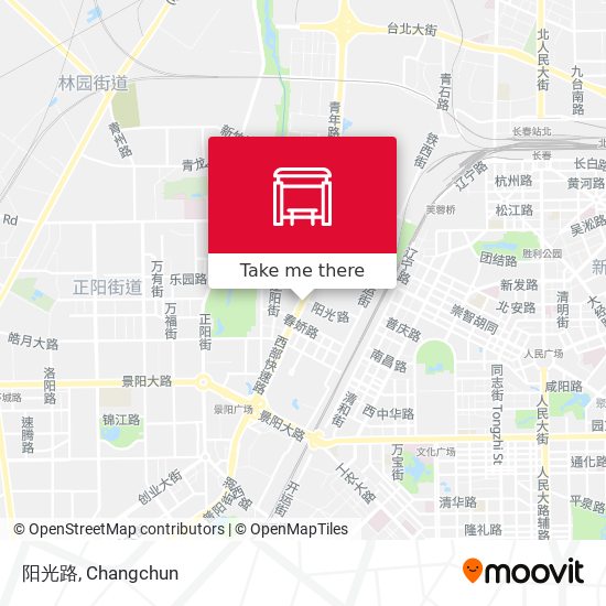 阳光路 map
