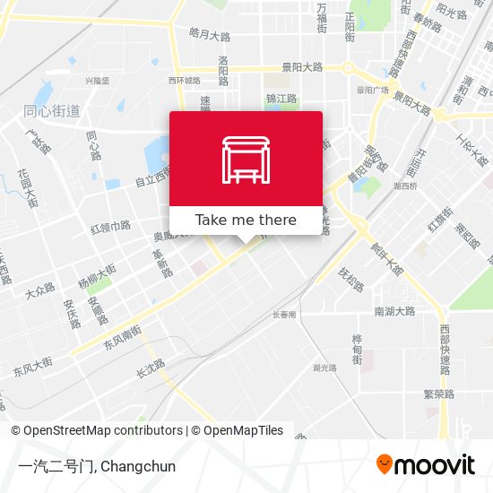 一汽二号门 map