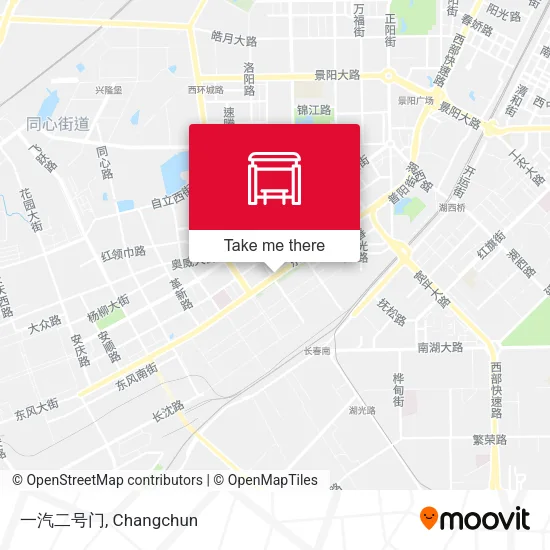 一汽二号门 map
