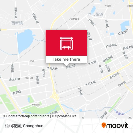 梧桐花园 map