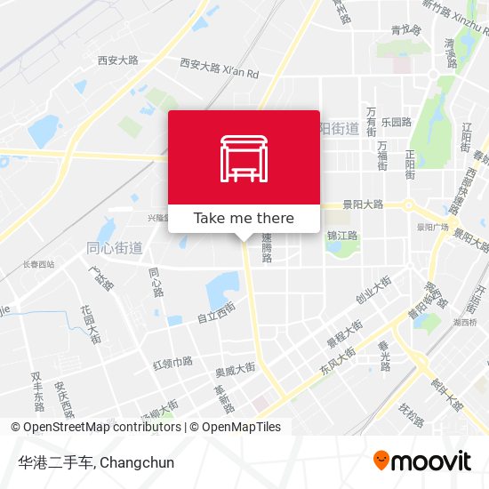 华港二手车 map