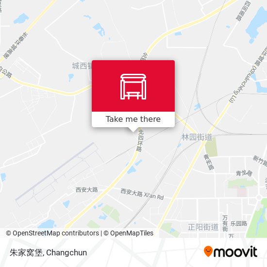 朱家窝堡 map