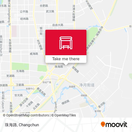 珠海路 map