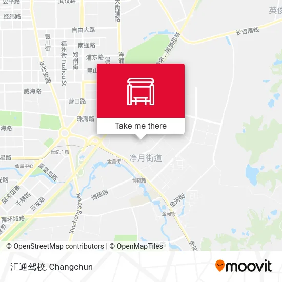 汇通驾校 map