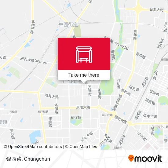 锦西路 map