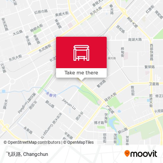飞跃路 map