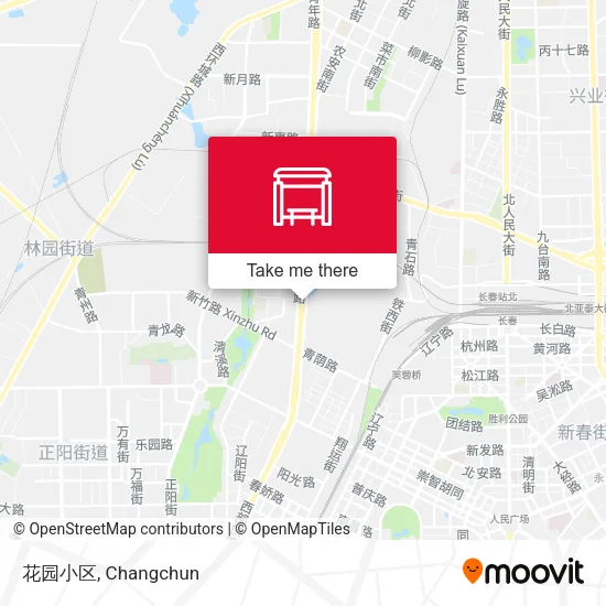 花园小区 map
