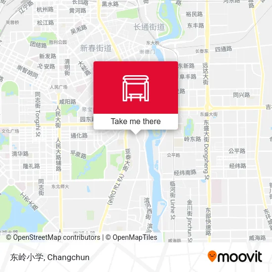 东岭小学 map