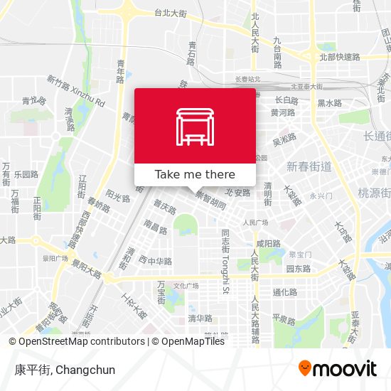 康平街 map