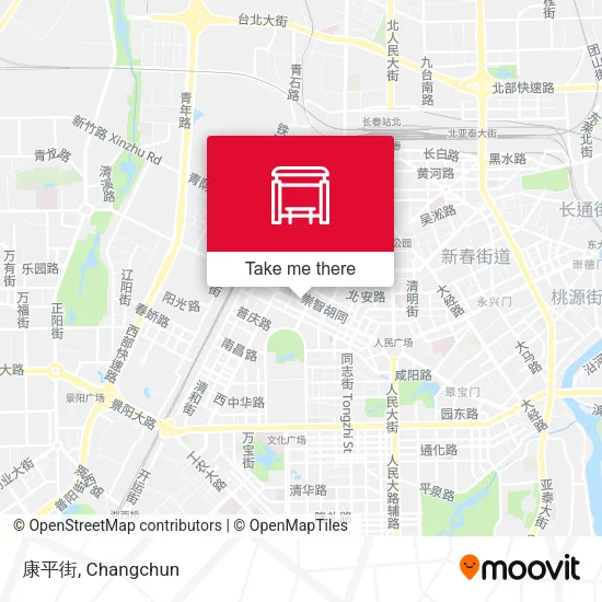 康平街 map
