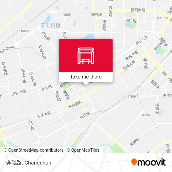 奔驰路 map