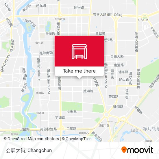 会展大街 map