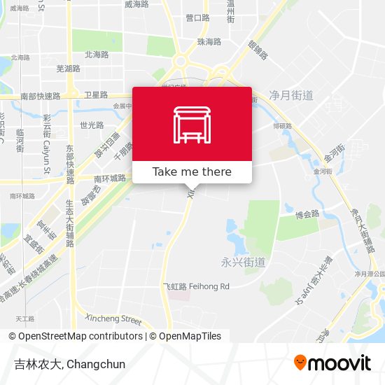 吉林农大 map