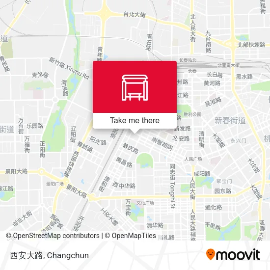 西安大路 map