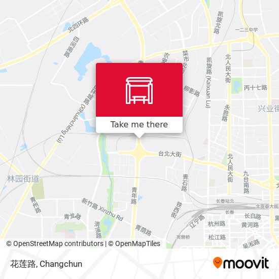 花莲路 map