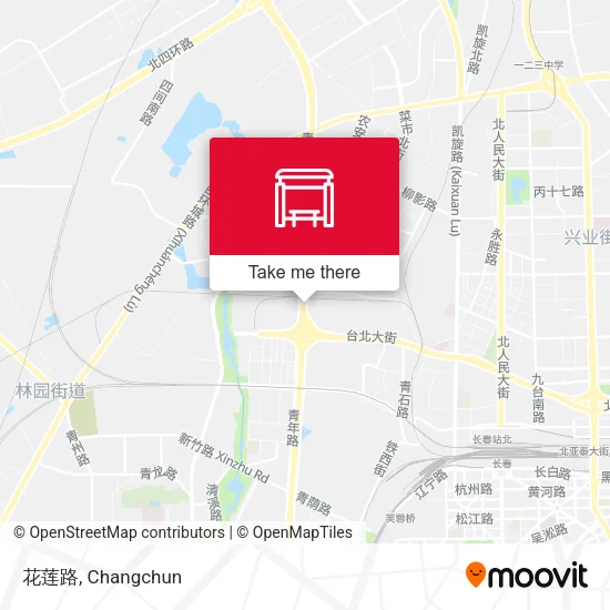 花莲路 map